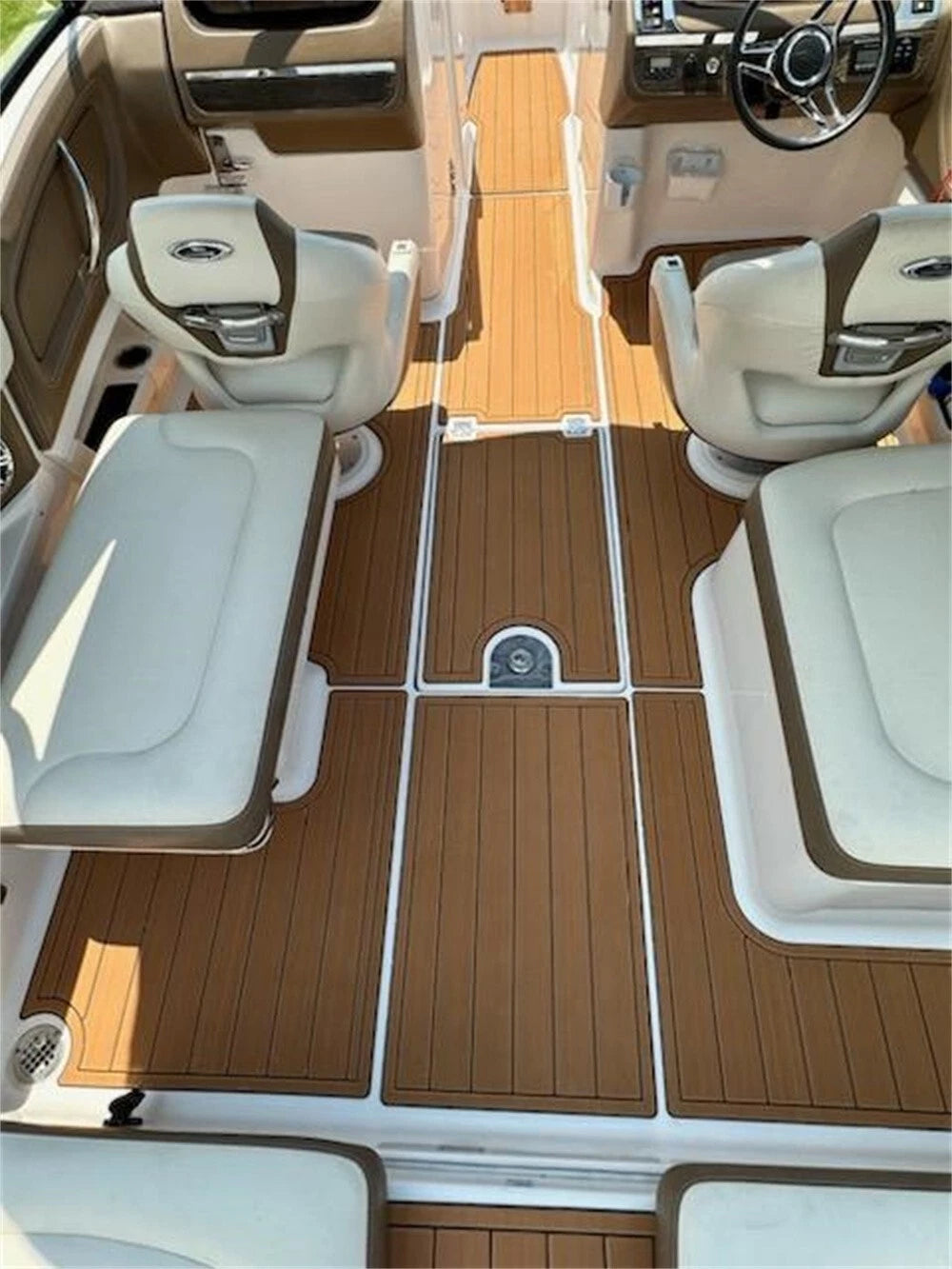 EVA Foam Teak Flooring Mat for Chaparral 257 SSX (2016)