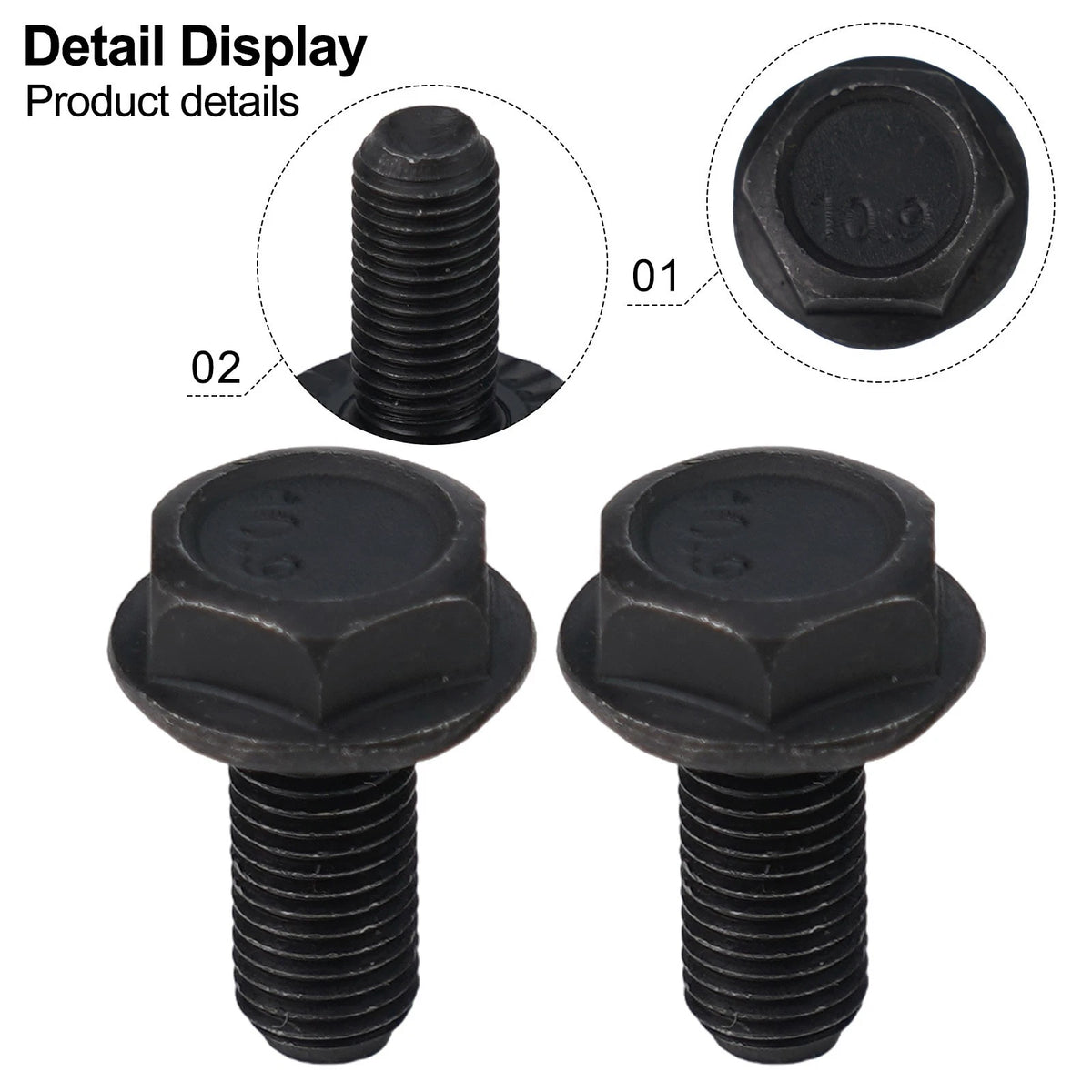 2X Bolts for Bicycle Bottom Bracket Crank Arm M8x18mm