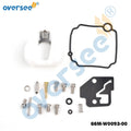 Carburetor Repair Kit 66M-W0093-00 for Yamaha Outboard 15HP 20HP (2T)