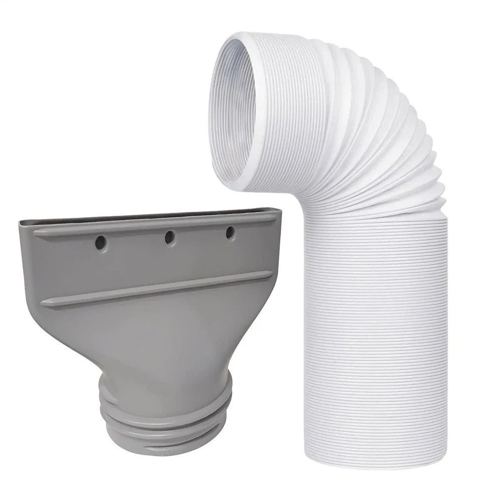 Portable Air Conditioner Ventilation Kit with 1.5m Hose & Dual Size Connector