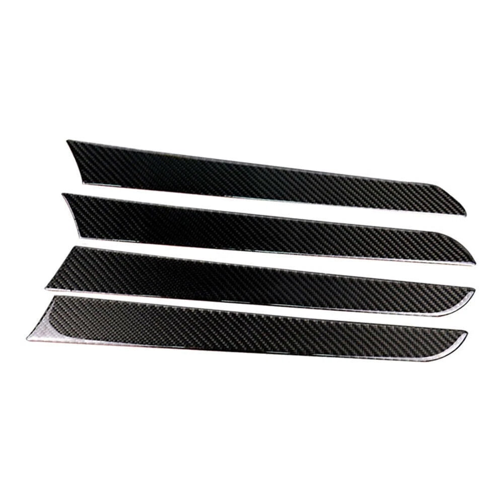 4x Carbon Fiber Interior Door Panel Cover Trim Sticker For 2009-2016 Audi A4 B8