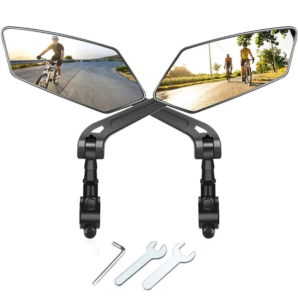 Rearview Mirror for Bicycle (Compact, Easy Installation)