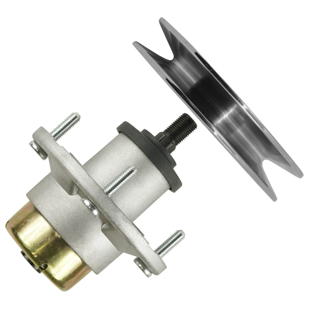 Mower Deck Spindle with Pulley Replacement for John Deere Z515 Z525 (2008–2020)