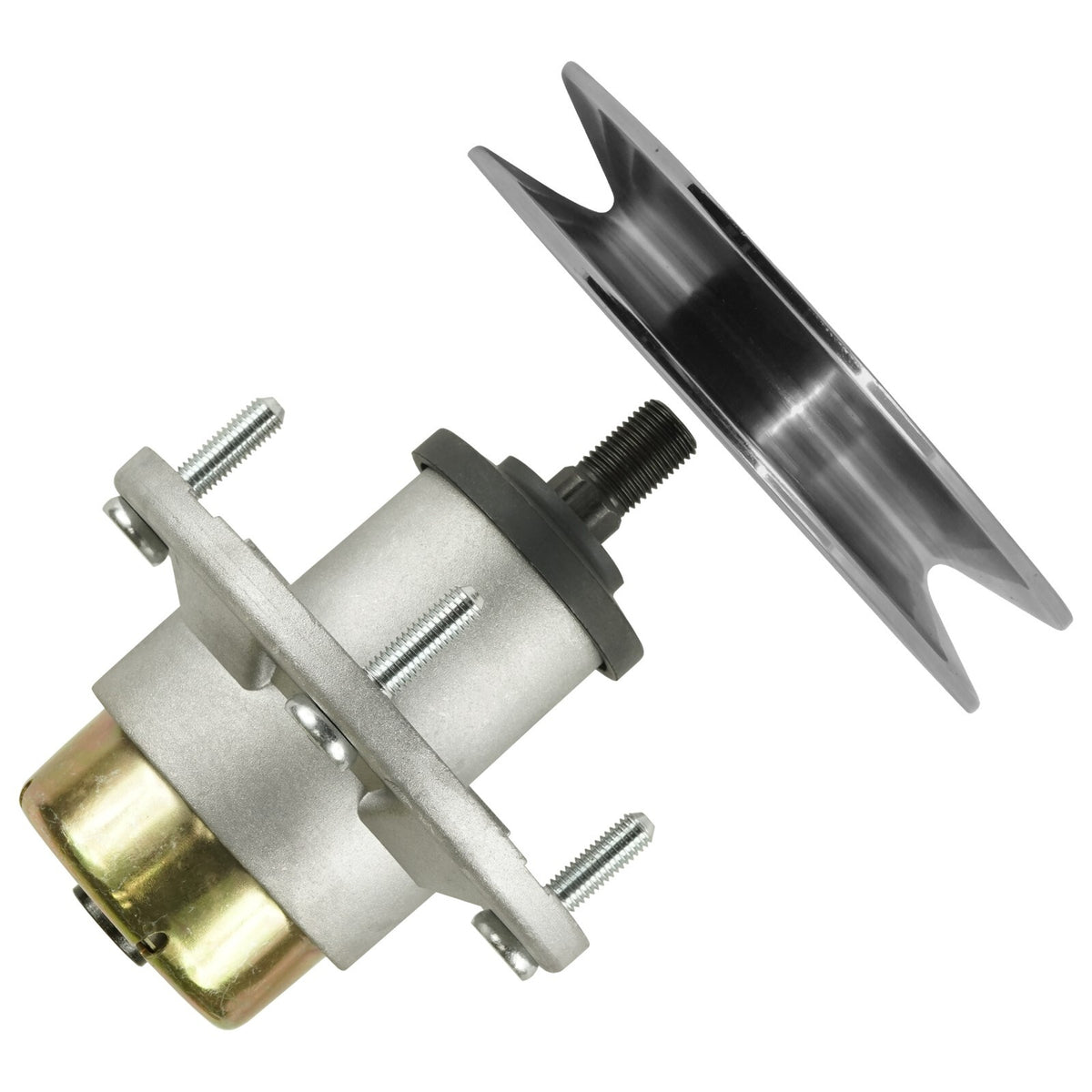 Mower Deck Spindle with Pulley Replacement for John Deere Z515 Z525 (2008–2020)
