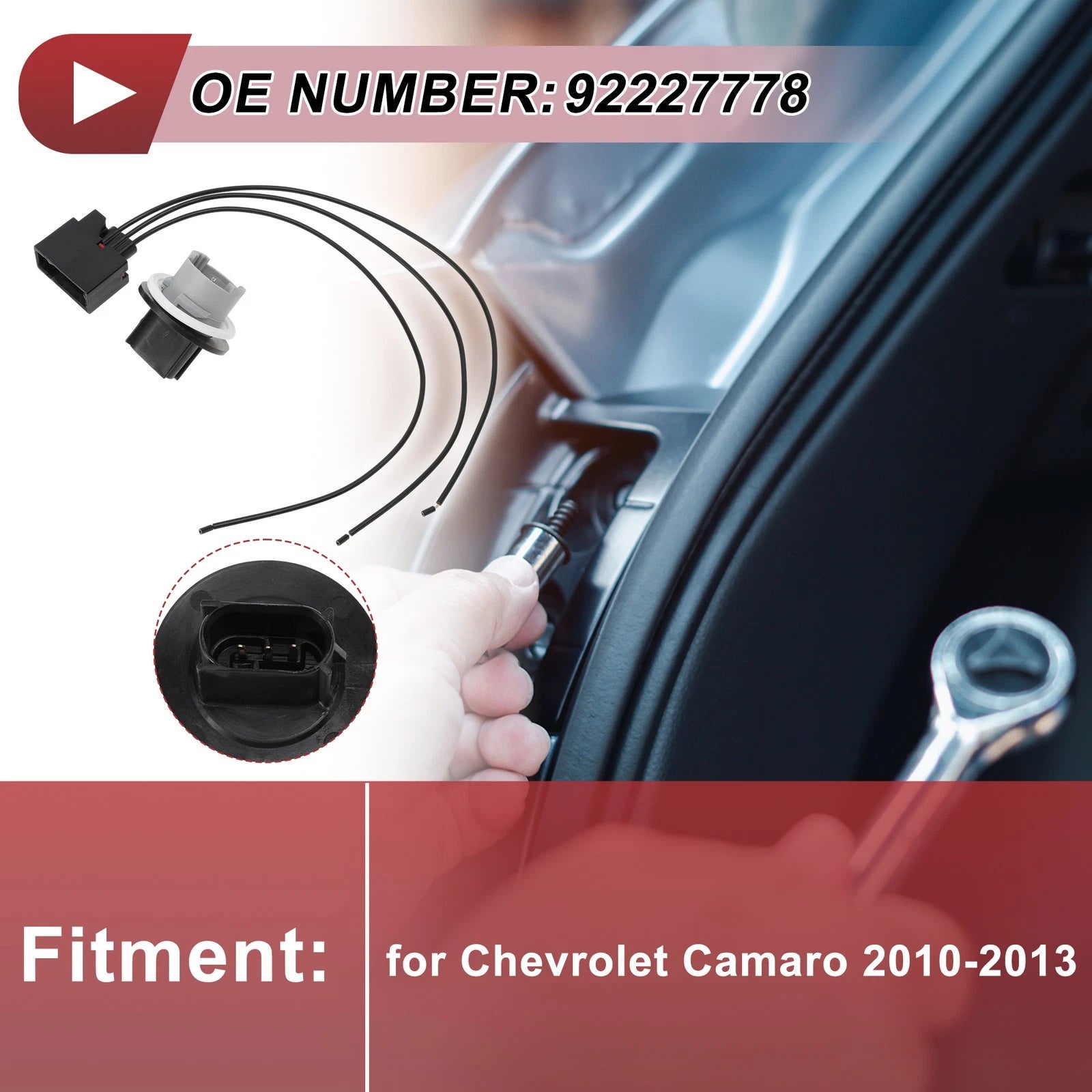Front Turn Signal Light Socket Wiring for Chevrolet Camaro (2010–2013)