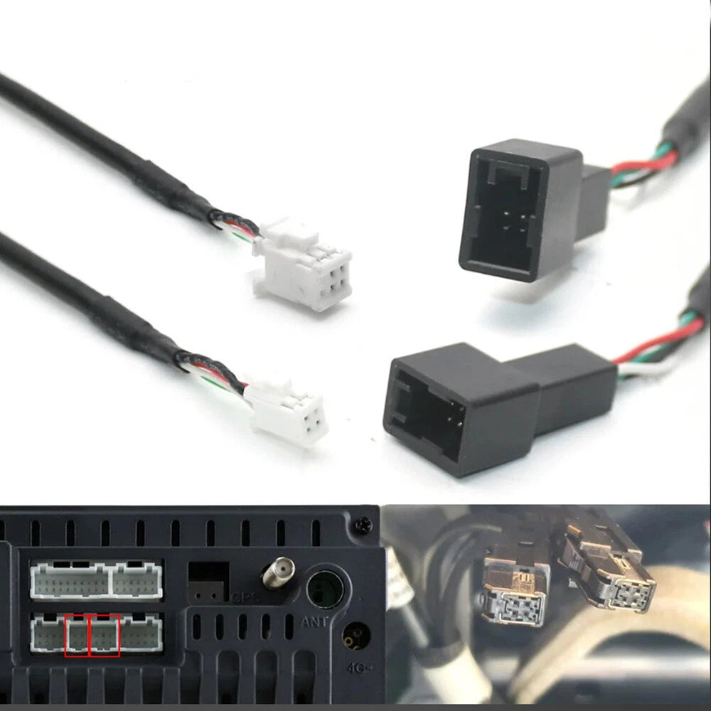 Android Multimedia Player Wire Harness Cable Adapter for Mitsubishi Pajero ASX (2010–2020)