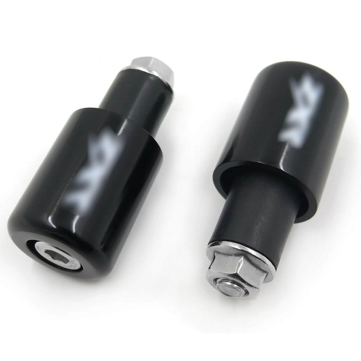 Bar Ends for Kawasaki Ninja ZX7R (1996–2003) & ZRX1100 (1999–2000) - Rubber Black