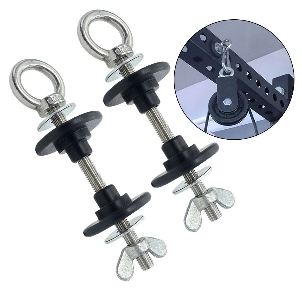 2X Power Rack Resistance Band Pegs for Bench Press Squat Deadlift