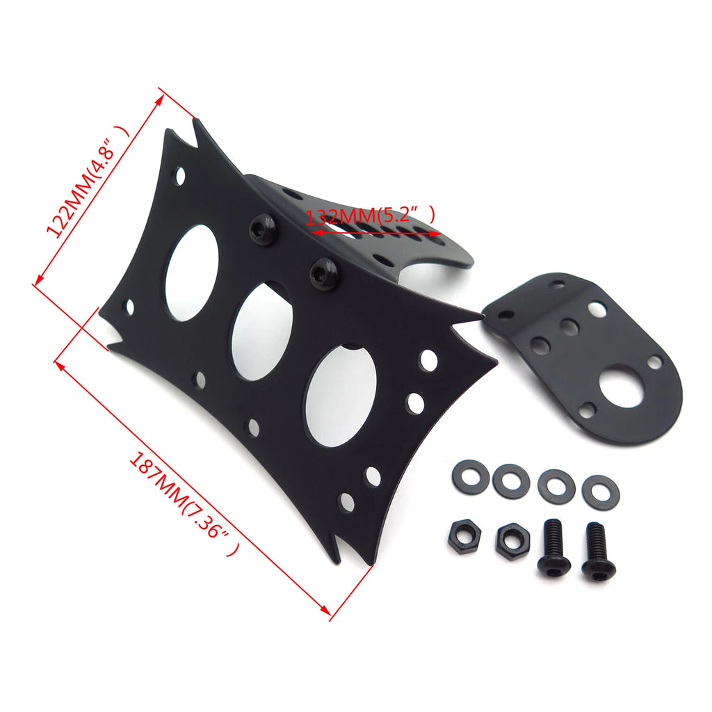 License Bracket & Tail Light for Harley Touring Bobber Chopper