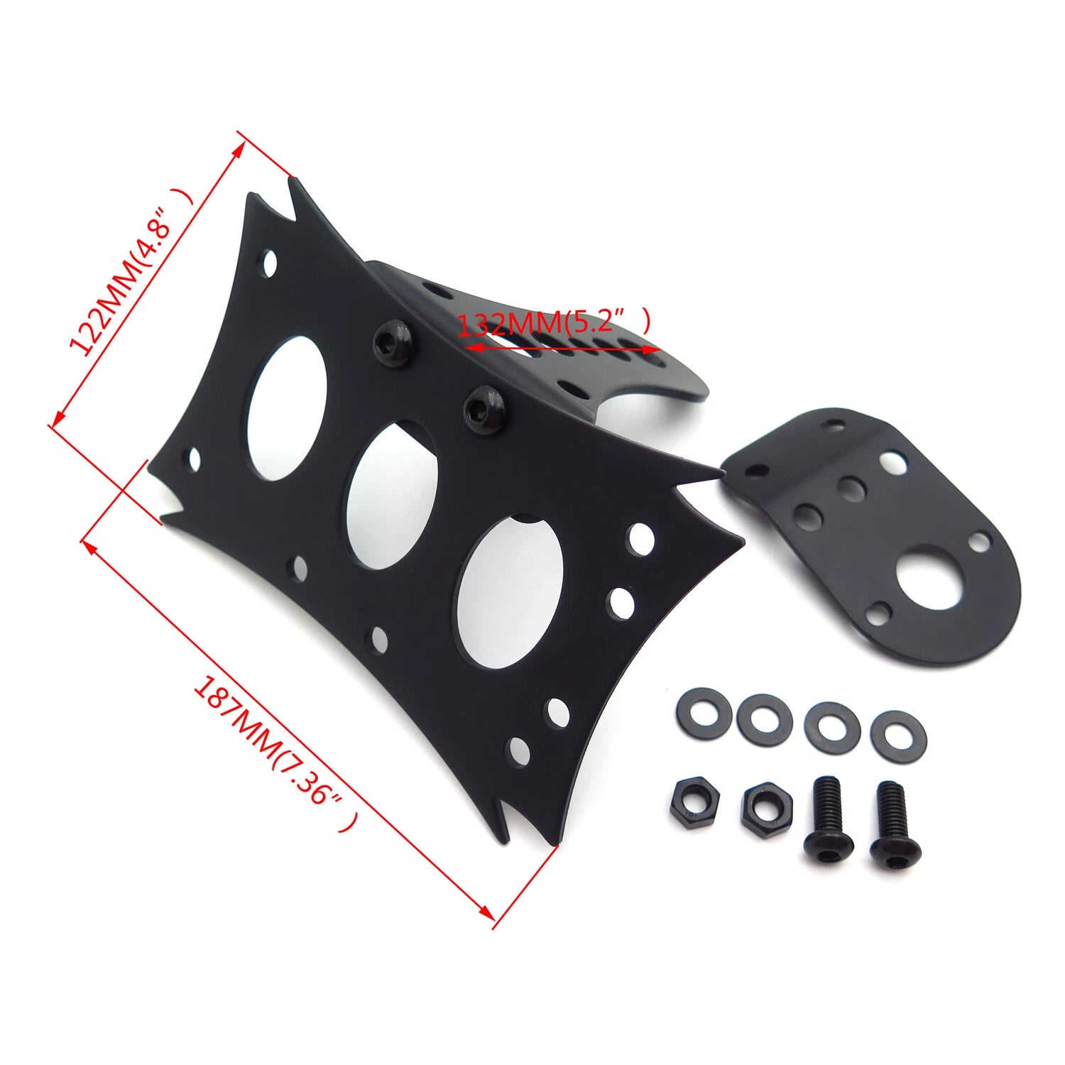 License Bracket & Tail Light for Harley Touring Bobber Chopper