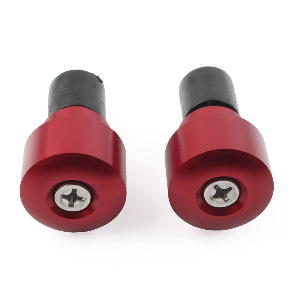 CNC Handlebar Grips Bar End Slider Cap for Honda CBR600RR (2003–2019) Pair Red
