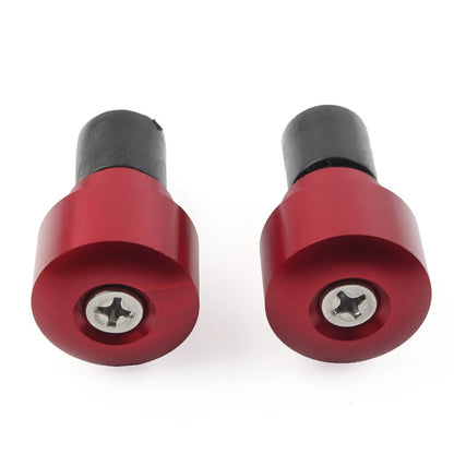 CNC Handlebar Grips Bar End Slider Cap for Honda CBR600RR (2003–2019) Pair Red