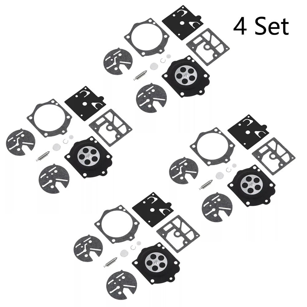 Set of 4 Carburetor Gasket Kit for Husqvarna 44 140S 240S 444 Walbro K10-HDC