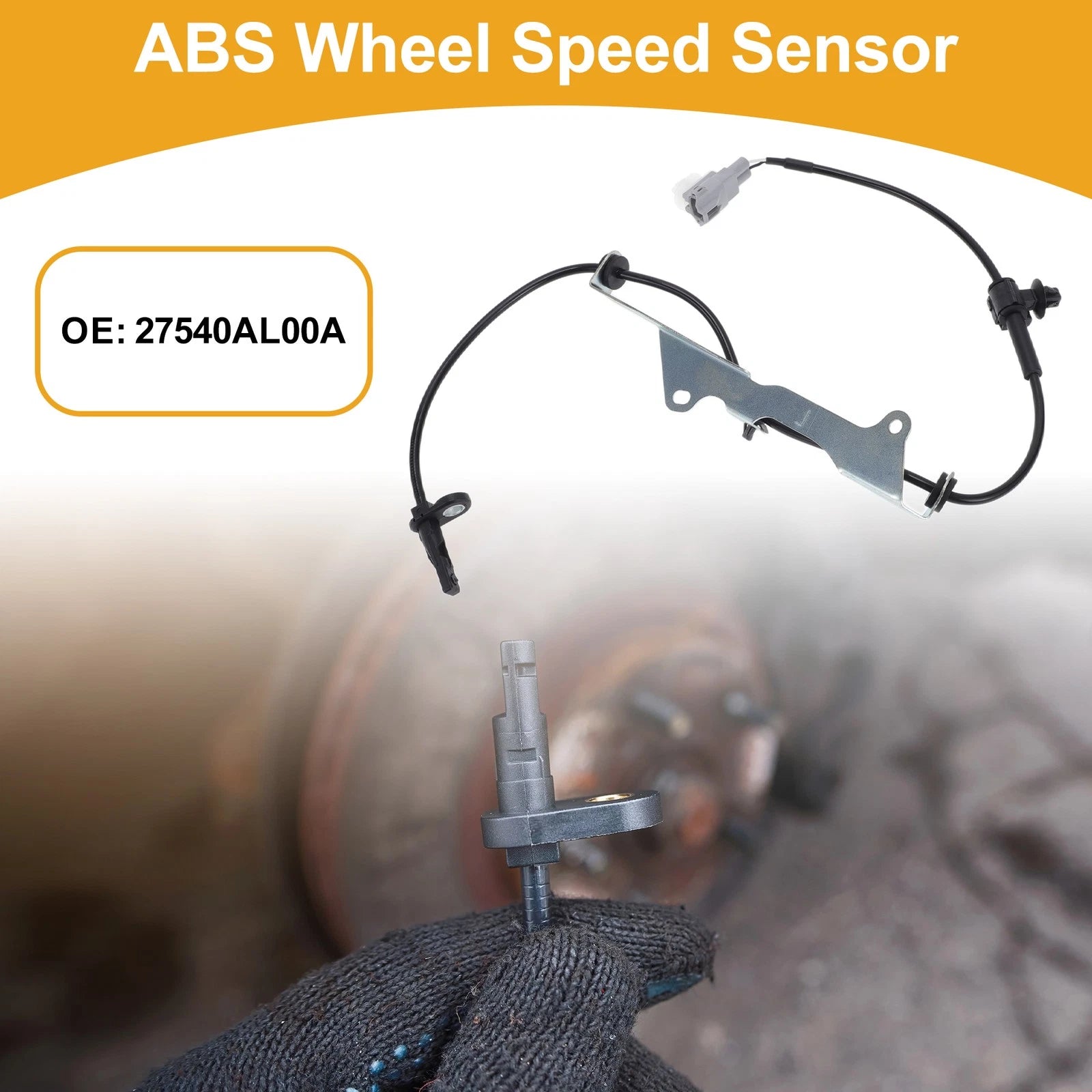 ABS Wheel Speed Sensor Rear Left Replacement for Subaru Outback (2010–2014)