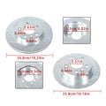 Brake Rotor and Pad Kit for Mini Cooper (2015–2016)