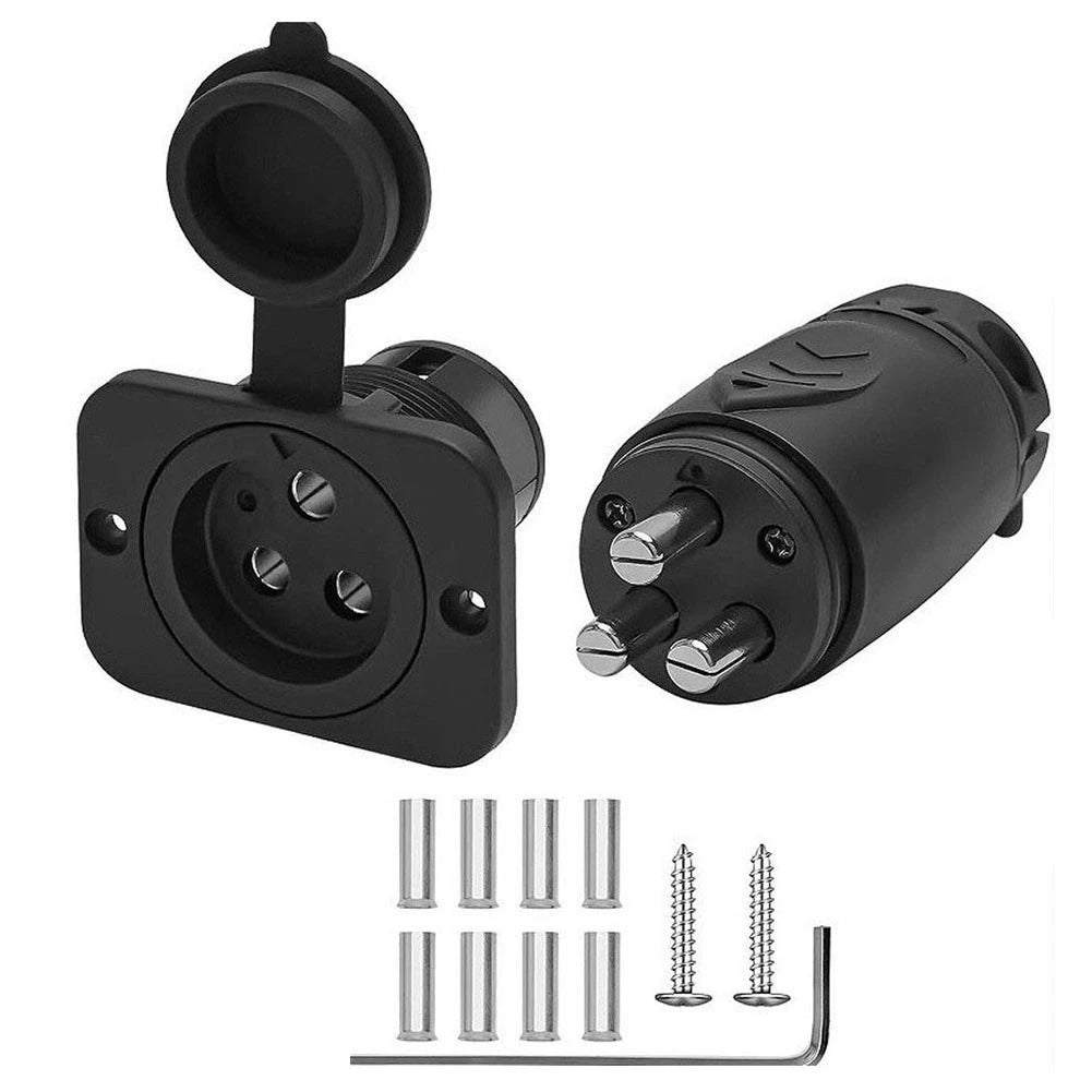 Marine Grade Trolling Motor Socket 70A 12-48V for Boat/RV