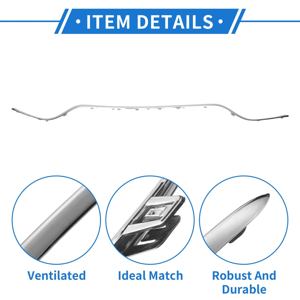 Rear Lower Center Bumper Grille Trim Garnish for Mercedes-Benz E300 (2017–2020)