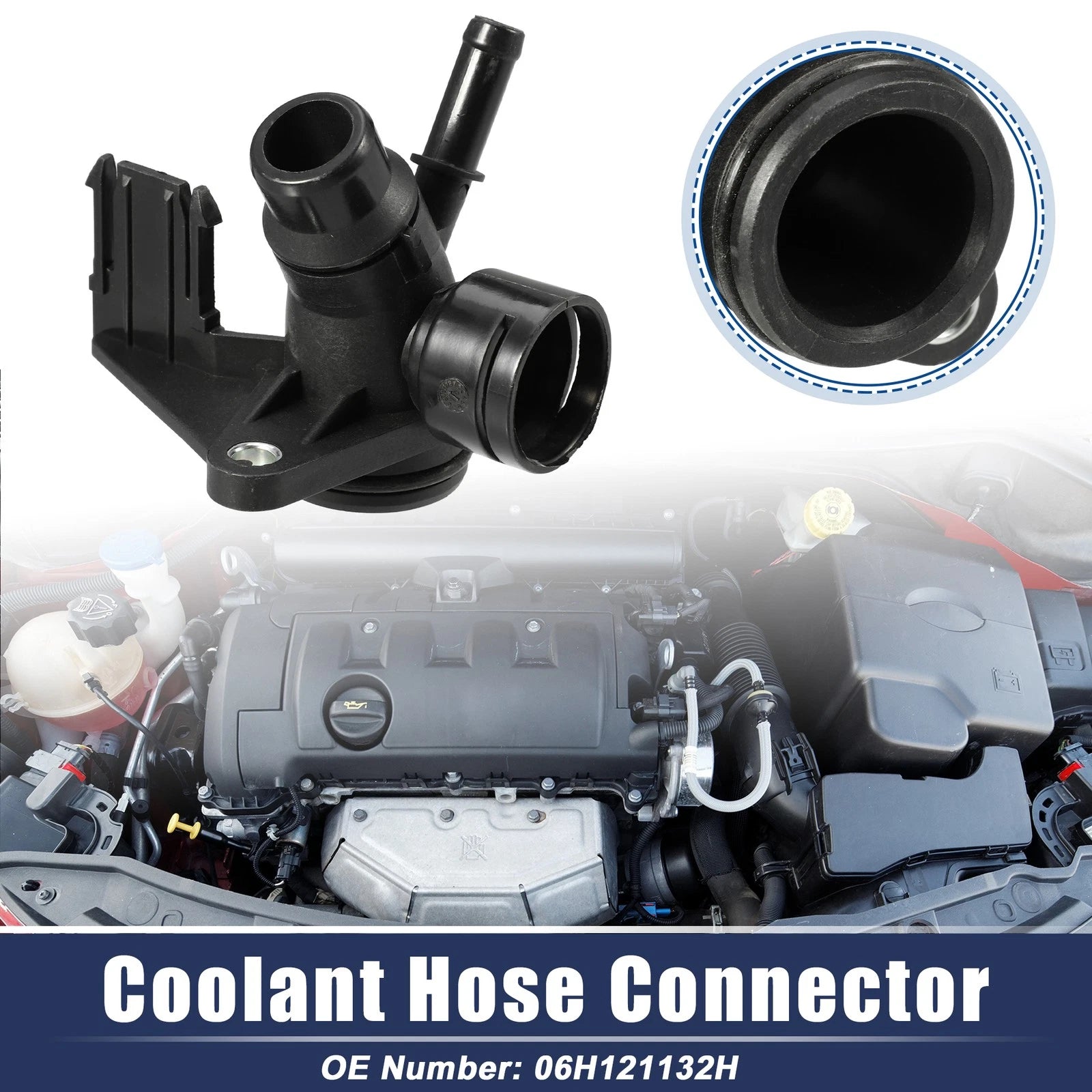 Radiator Coolant Hose Flange Replacement for Audi A4 Quattro (2009–2012)