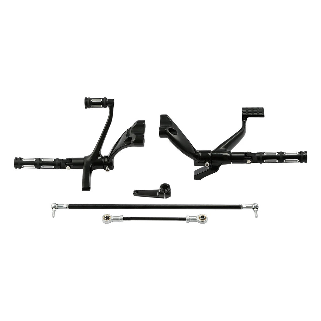 Forward Control Pegs Linkage for Harley Sportster 883 1200 (2004–2013) Black