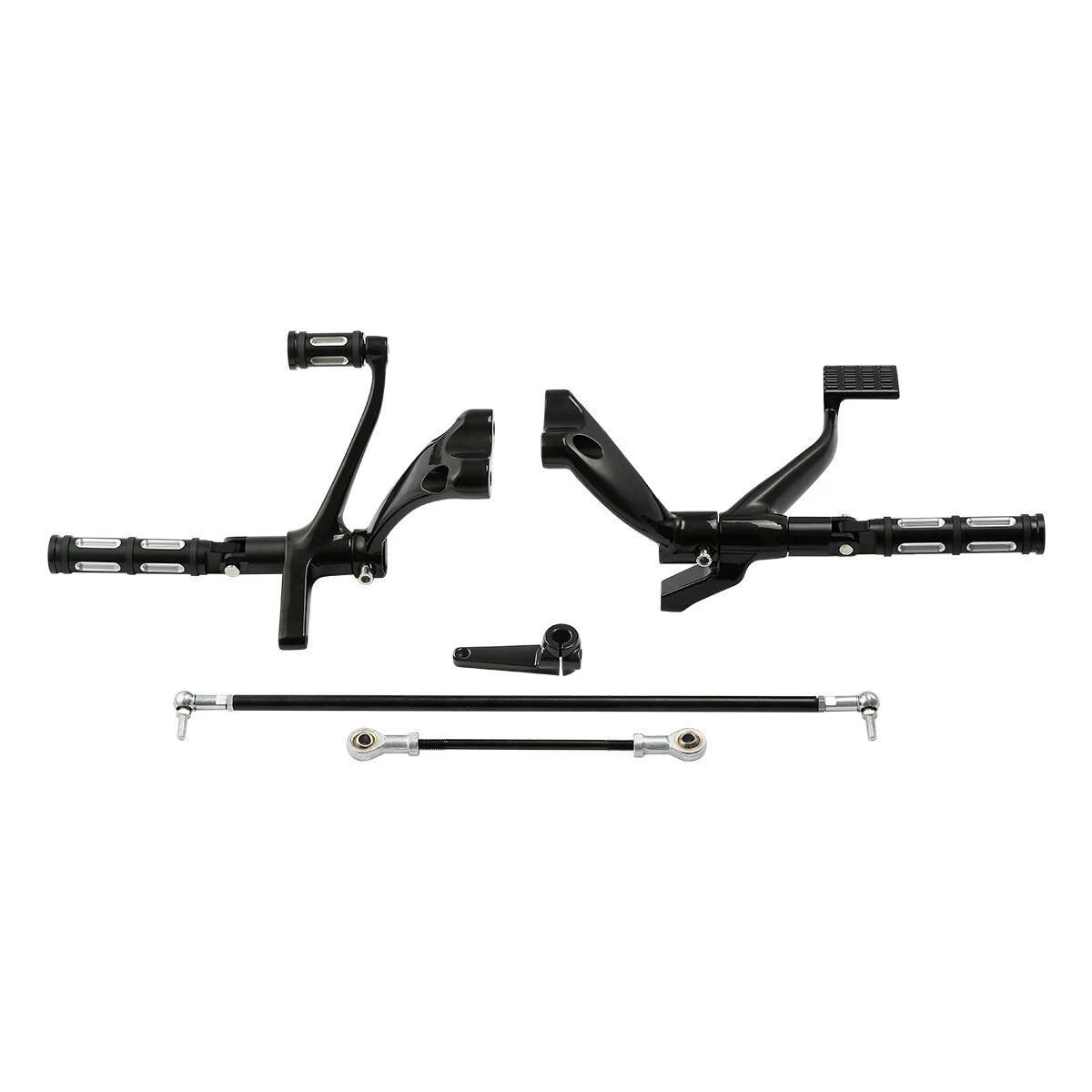 Forward Control Pegs Linkage for Harley Sportster 883 1200 (2004–2013) Black