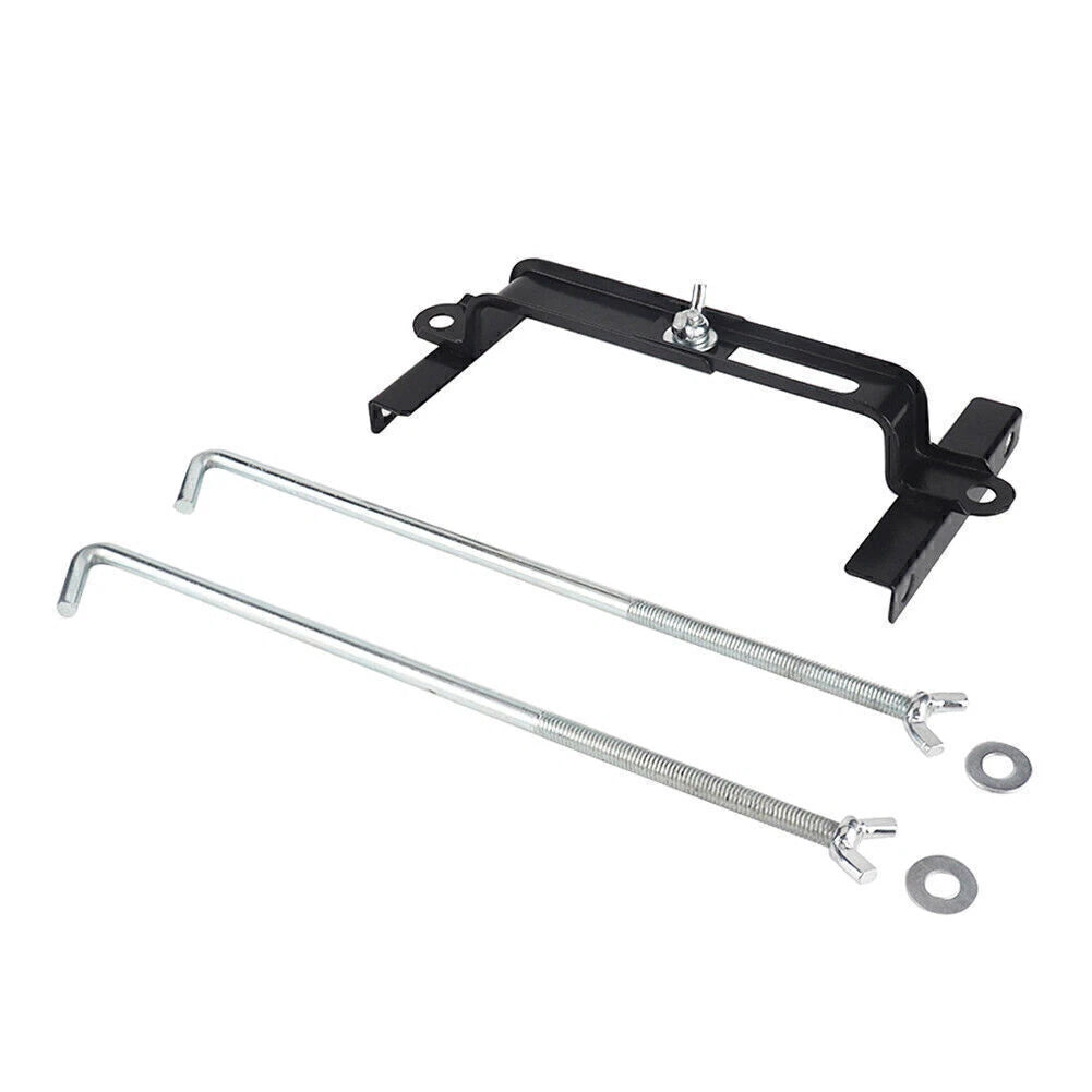 Car Storage Battery Holder Hold Down Adjustable Stabilizer Metal Bracket