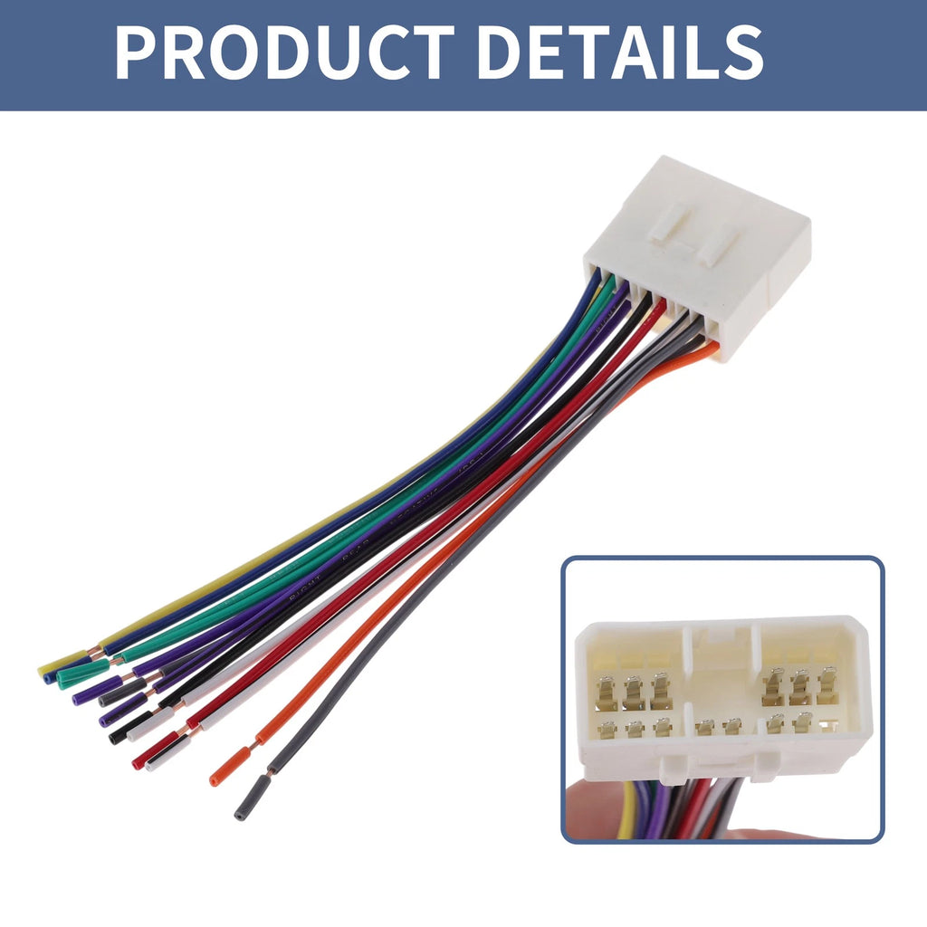 Car Stereo CD Player Wiring Harness Set for Suzuki Esteem (2001–2002)