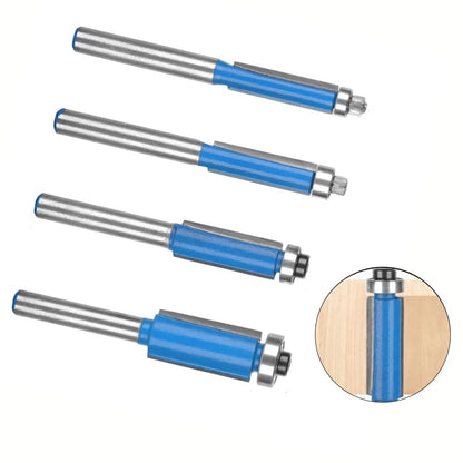 6mm Shank Milling Cutter Flush Trim Router Bit with Bearing for