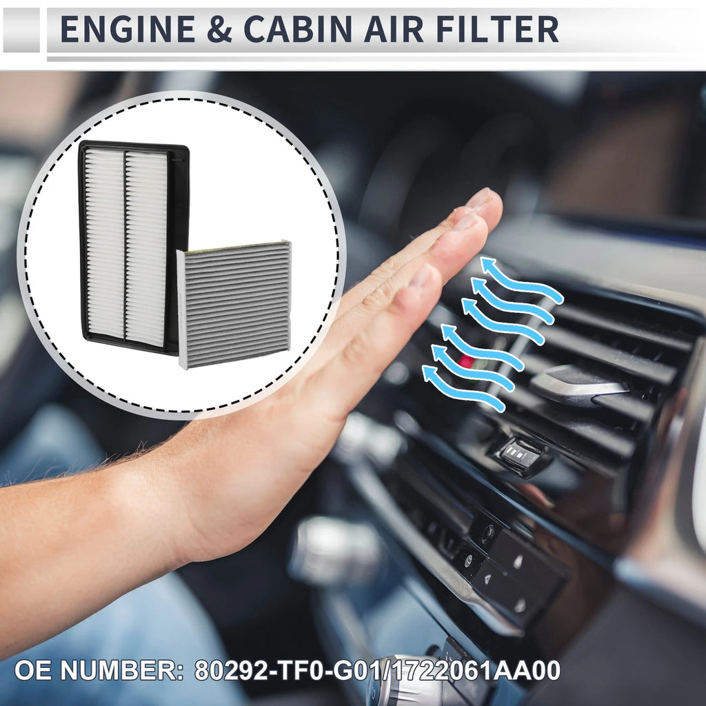 Cabin Air Filter Set Replacement for Honda Pilot 3.5L (2023–2024)