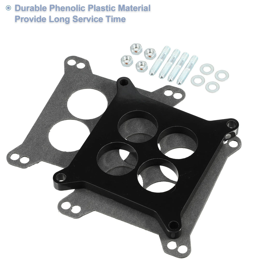 Carb Spacers Phenolic Ported 1/2 Inch Tall for Chevy Kit 4BBL (1969–1970)