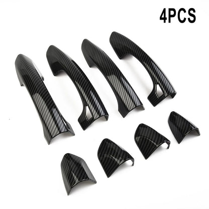 Set of 4 Handle Cover Trim for (2015–2020) Carbon Fiber ABS