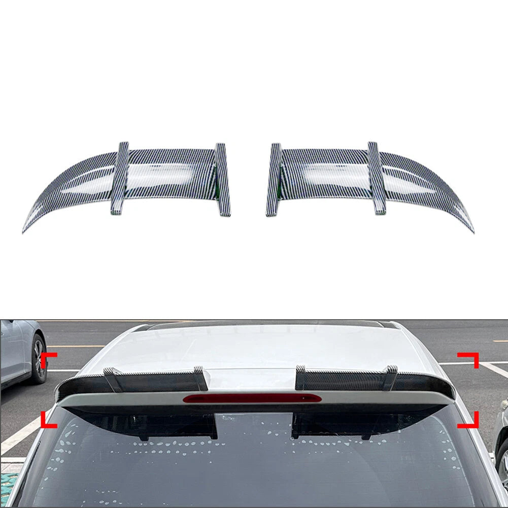 2pcs ABS Rear Roof Spoiler Wing Lip for VW Golf MK7 MK7.5 (2013–2019)