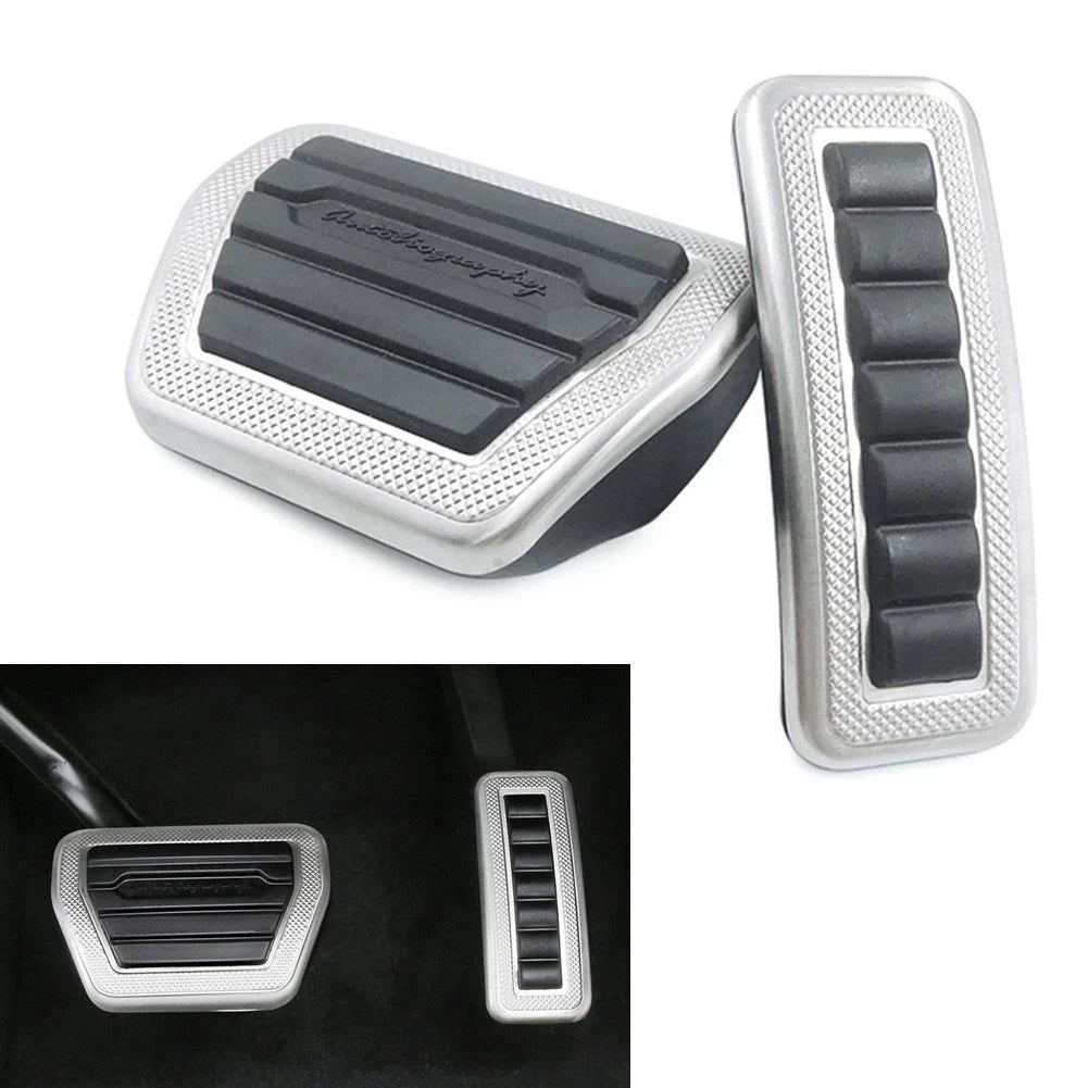2X Brake Gas Pedal Covers for Land Rover Range Rover Discovery 5 Defender 90 110
