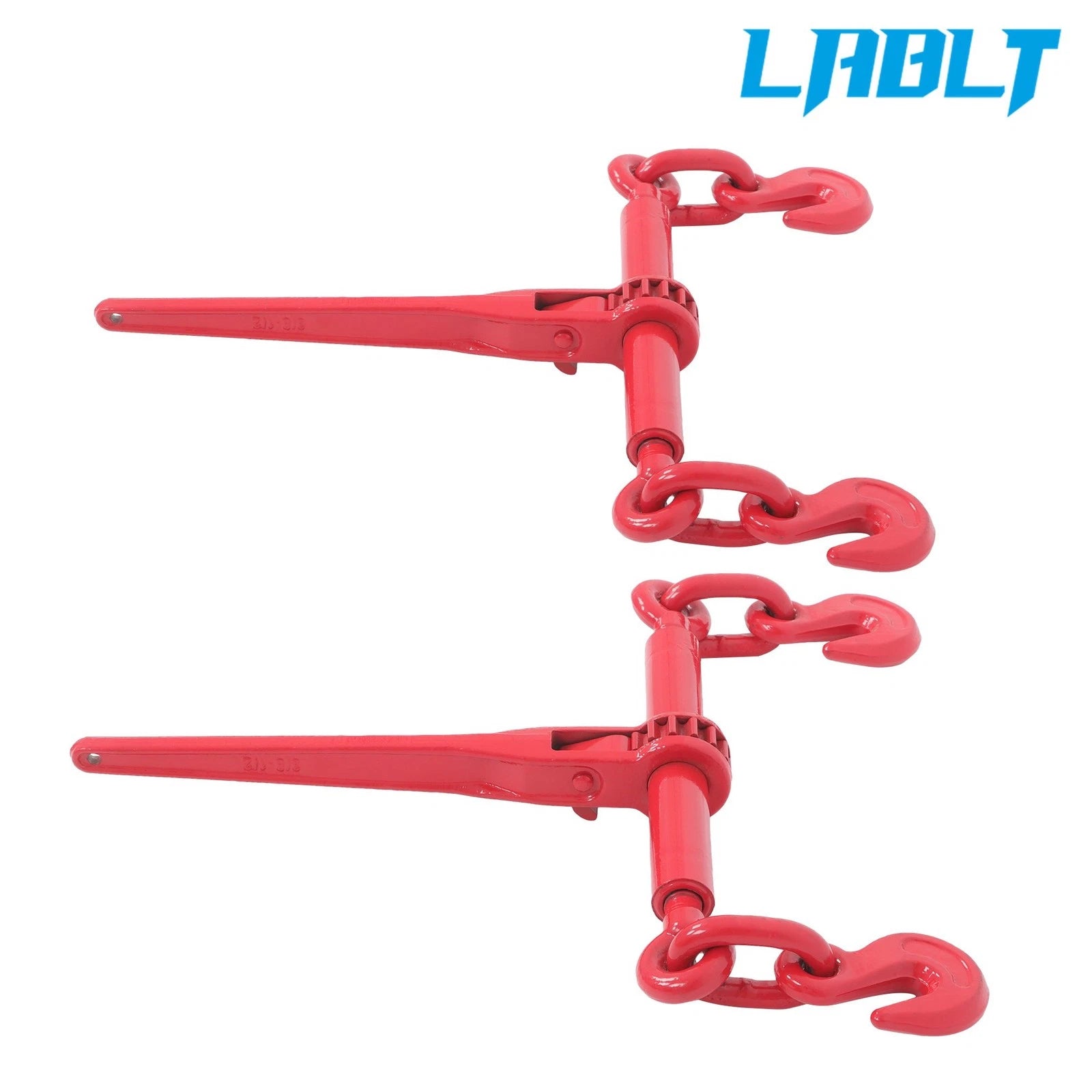 2X Ratchet Binder Load Chain Binder for Tie Down 9200lbs (3/8"-1/2")