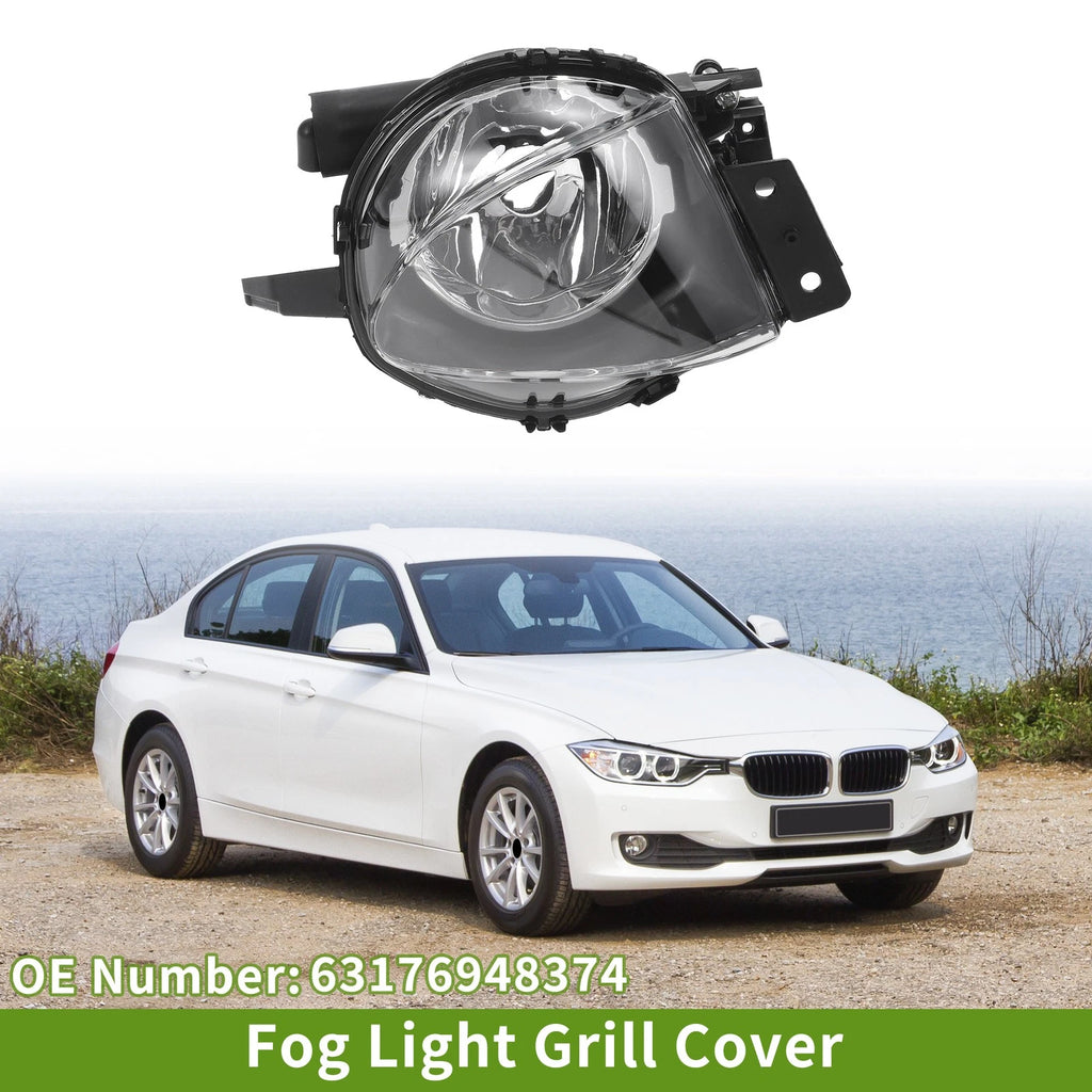 Right Fog Light Grill Replacement for BMW 330i Sedan (2006–2008) Clear