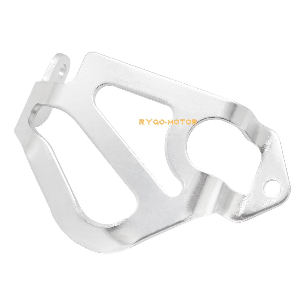 Rear Brake Caliper Guard Silver for Honda CR125R CR250R CR500R (1987–2001)