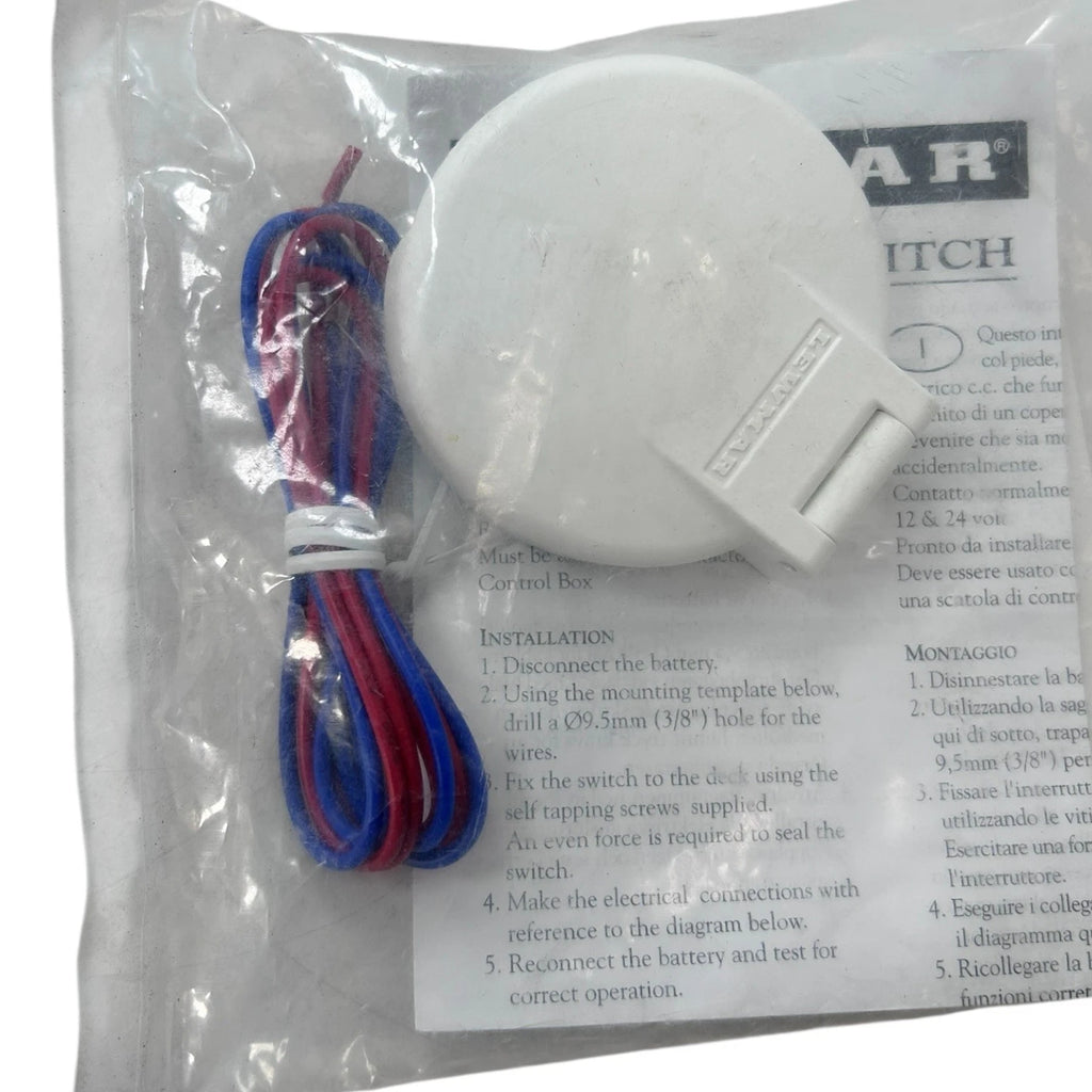 Deck Foot Switch Assembly for Lewmar 68000930 (12-24V)