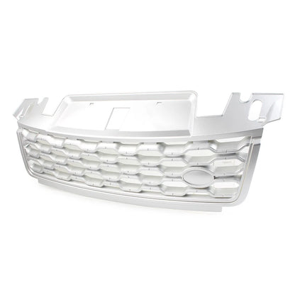 Honeycombe Style Mesh Front Bumper Grille for Range Rover Sport (2018–2021) Silver