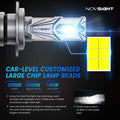 H7 LED Headlight Bulb for NOVSIGHT (30000LM, 6500K)