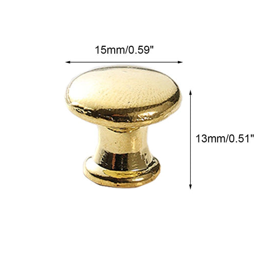 10X Gold Zinc Alloy Cabinet Pull Handles for Furniture (Vintage)