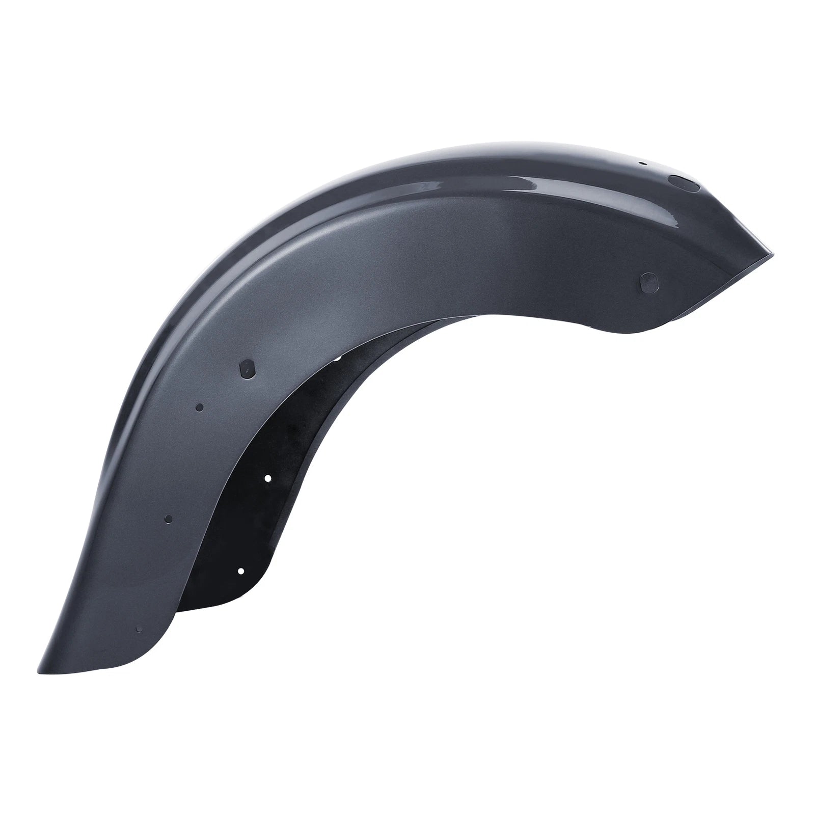 Rear Fender for Harley Street Glide (2009–2024) Charred Steel & Lightning Silver