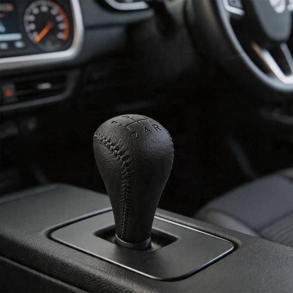 Black Leather Shift Knob for Nissan Patrol GU Y61 Y62