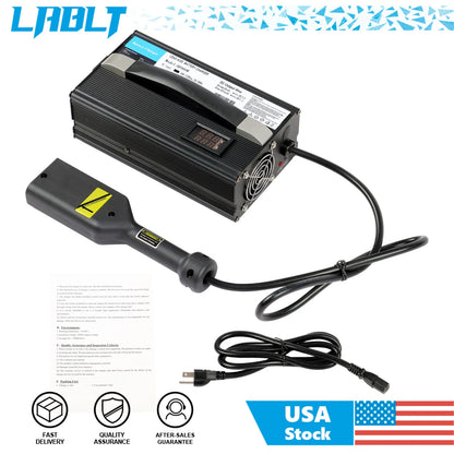 D-Style Plug for EZGO TXT Golf Cart (1996–Present) 36V 20A Charger