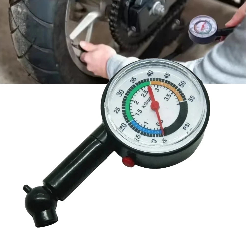 Auto Tire Pressure Gauge Mechanical Design with Deflation Pointer for Cars