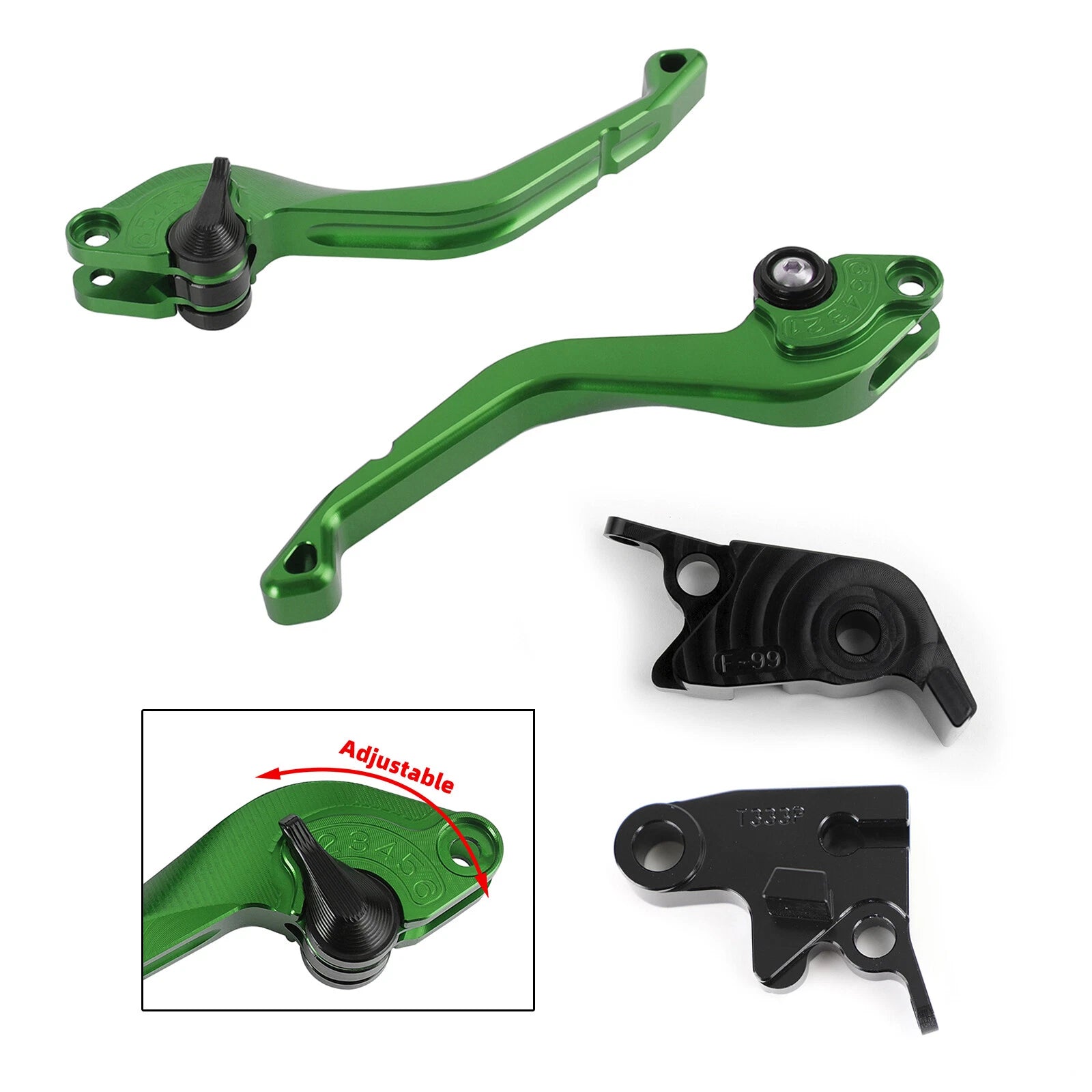 CNC Short Clutch Brake Lever for Triumph Speed Triple R 1050/S 765 (2011–2020)