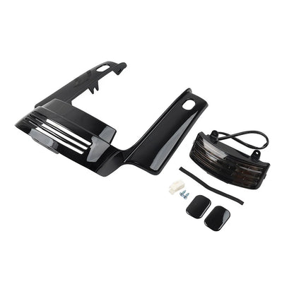 Rear Mudguard Fascia Extension Filler with Light for Harley Road King (2009–2013)