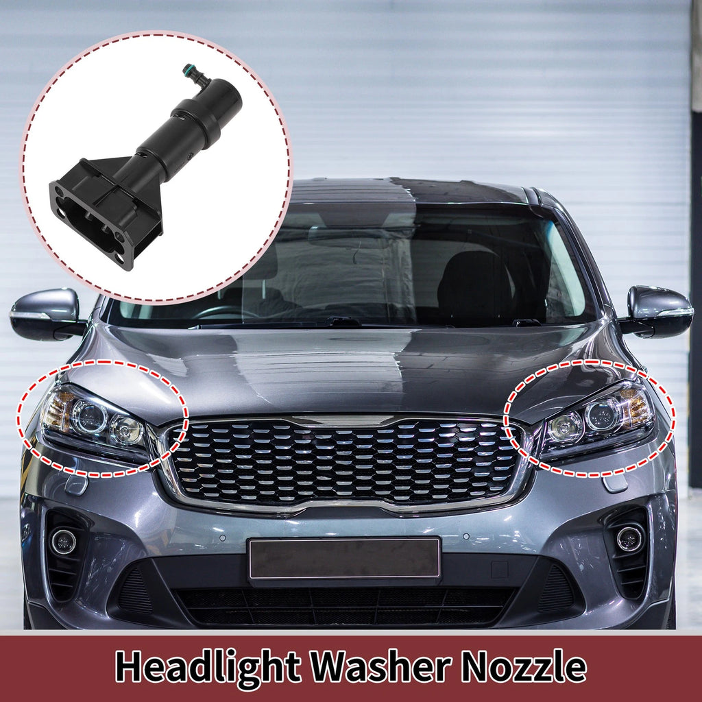 Front Driver Side Headlight Washer Nozzle Replacement for Audi A6 (2012–2018)