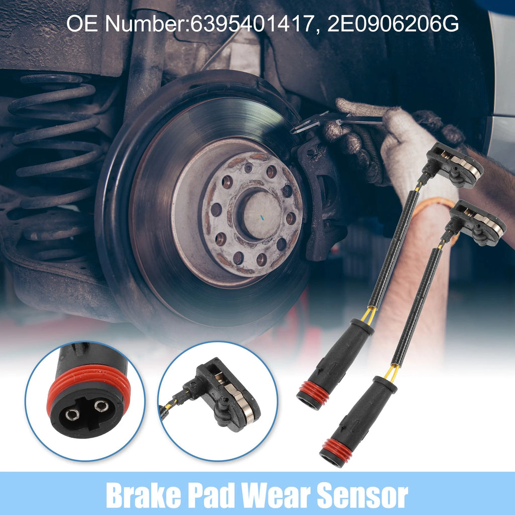 2PCS Front Rear Disc Brake Pad Wear Sensor for Mercedes-Benz Sprinter 2019-2023