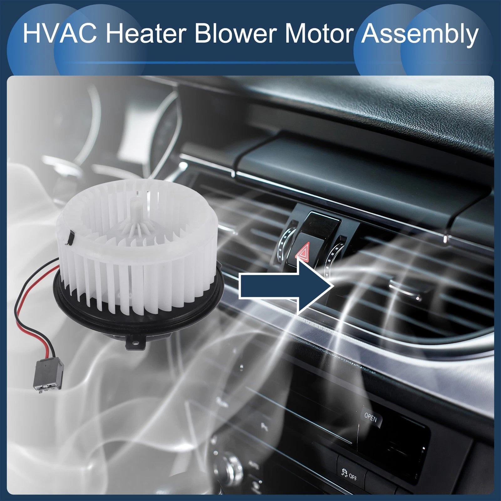 HVAC Blower Motor Assembly for Chevrolet Camaro 2010–2015