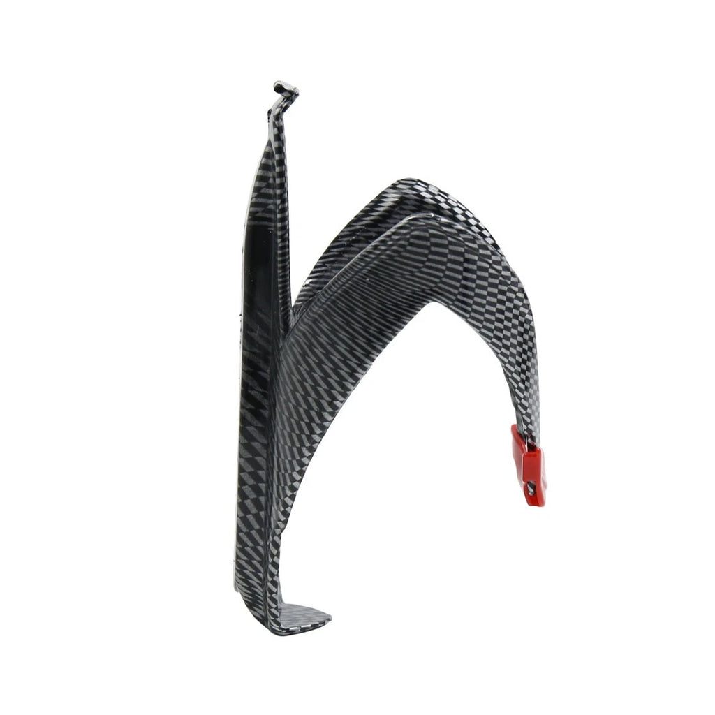 Water Bottle Cage Holder Bracket for Bike Carbon Fiber Pattern (Black)