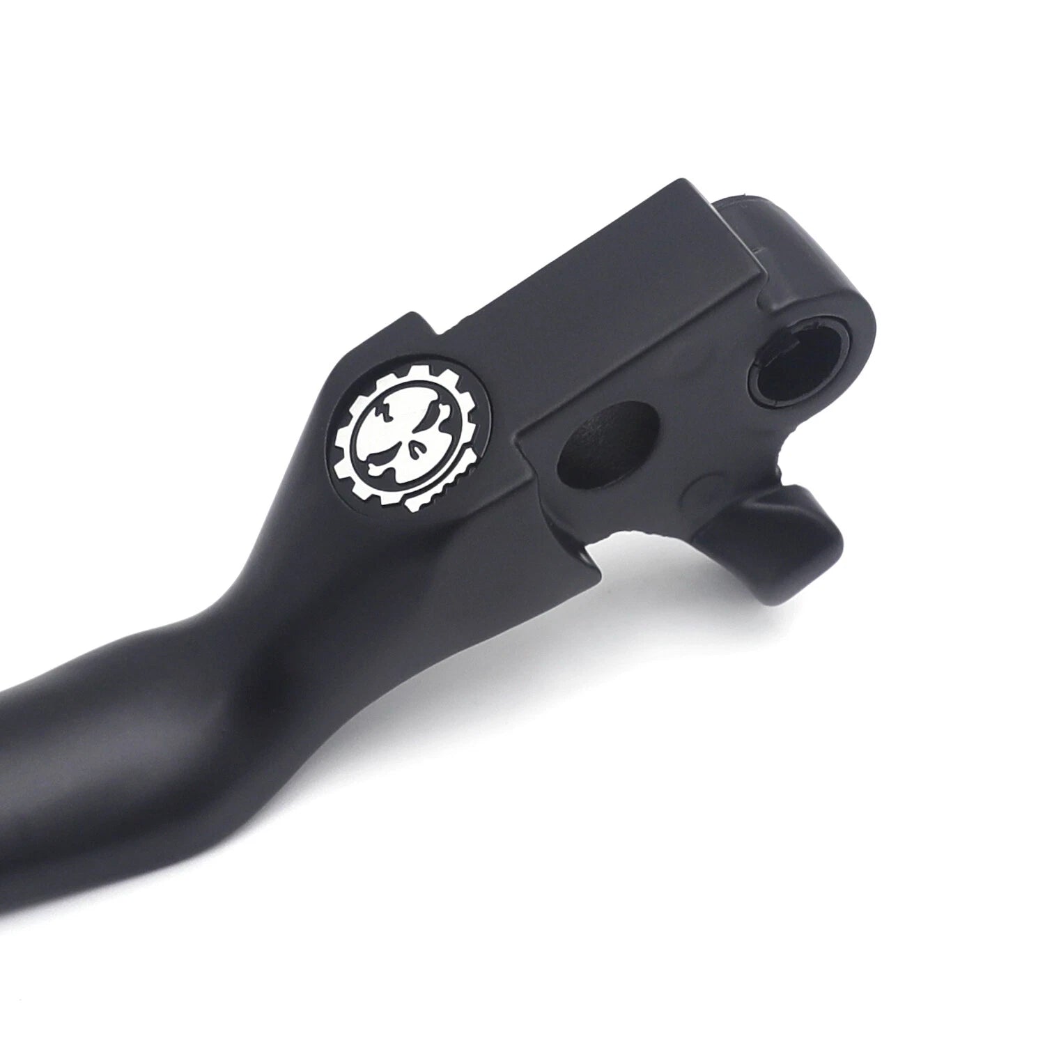 Black Skull Brake Clutch Levers for Harley XL/Dyna/Touring/Sof (1996–2007)